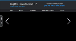 Desktop Screenshot of dcblawyers.com